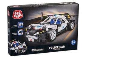 ELEFUN RADIOWÓZ 372 ELEMENTY POLICE CAR ZESTAW KLOCKÓW