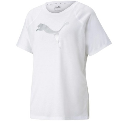 Koszulka damska puma evostripe tee biała 589143 02 S