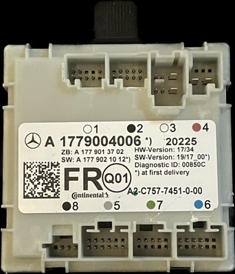 Mercedes модуль блок керування двері a1779004006 фото №1