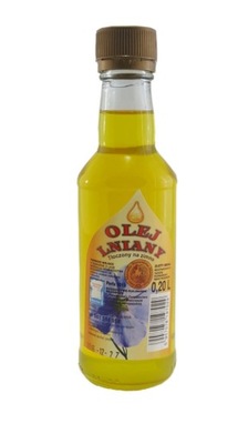 Olej lniany 200ml tłoczony na zimno