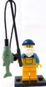 Lego Figurka Minifigures seria 3 Fisherman