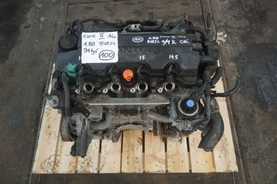 Honda civic ix 2014 r18z4 1.8b двигун 34tys фото №1