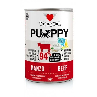 Disugual Monoprotein Puppy Wołowina 400g