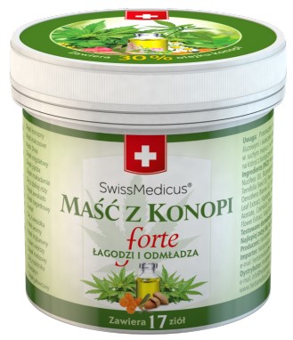 Maść z KONOPI Forte 125ml SZWAJCARSKA Herbamedicus