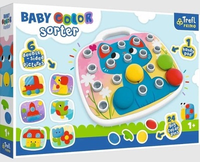 Puzzle dla maluszków małych dzieci Baby Color - Sorter kolorów