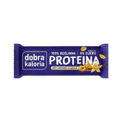 Dobra Kaloria Baton PROTEINA Krem orzechowy & wanilia 45g