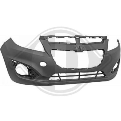 Бампер do chevrolet/daewoo spark 10-15 фото №1