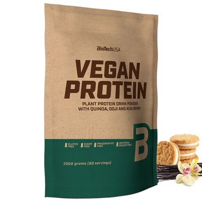 VEGAN PROTEIN 2000g WEGAŃSKIE BIAŁKO ROŚLINNE VEGE