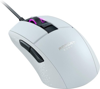 Roccat Burst ROC-11-751, Mysz Przewodowa, Biała, USB