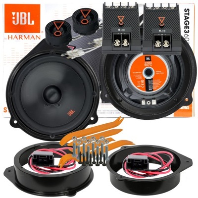 JBL STAGE 3 607C ALTAVOCES AUDI A4 B6 PARTE TRASERA DISTANCIAS  