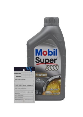 OLEJ MOBIL SUPER 3000 X1 5W-40 1L