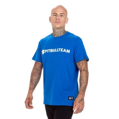 Koszulka Pit Bull Hashtag Niebieska L