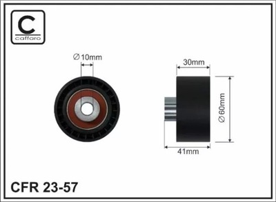 RITINĖLIS 60X10X30 PLASTIKAS CAFFARO 