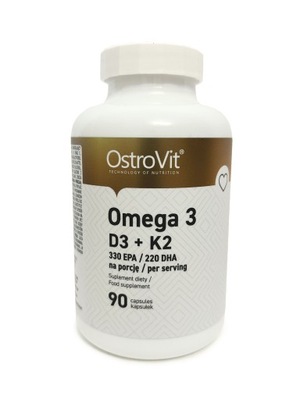 OSTROVIT OMEGA 3 D3+K3 90 KAPS