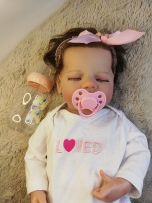 Lalka Winylowa Reborn Baby Doll JAK ŻYWA noworodek PREZENT DZIEŃ DZIECKA