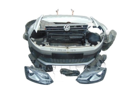 Kompletny перед vw polo 6r cross 1.6tdi ксенон ld1y фото №1