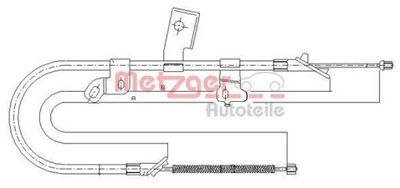 METZGER 17.1071 CIEGLO, STABDYS STOVĖJIMO 