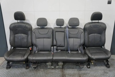 Сидіння сидіння заднє сидіння комплект шкіра mitsubishi outlander ii lift фото №1