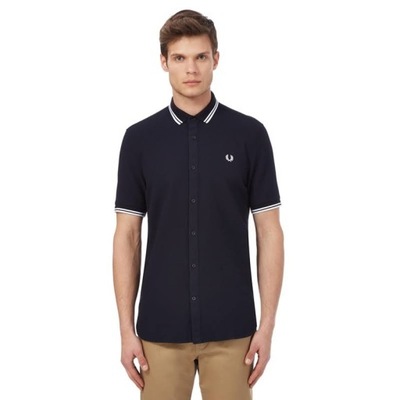 FRED PERRY ORYGINAL SPORTOWA GRANATOWA KOSZULA XL