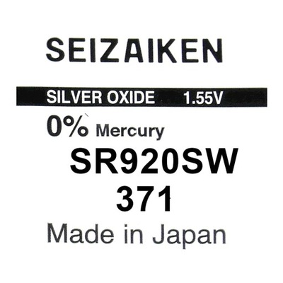 Bateria srebrowa Seizaiken SEIKO SR69 LR920 371 x1