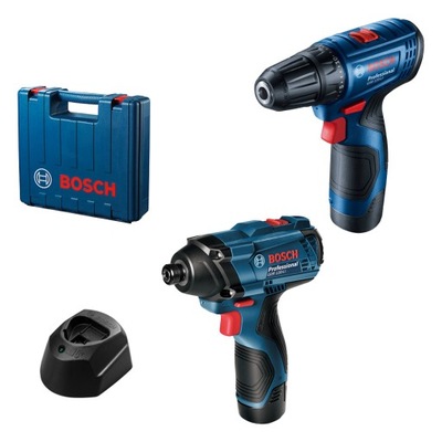 BOSCH ZESTAW 12V GSR 120-LI + GDR 120-LI 2x2.0 AH