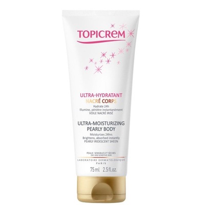 TOPICREM Ultra-Moisturizing mleczko do ciała z perłowym wykończeniem