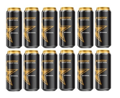 ROCKSTAR ORIGINAL 12x500ML NAPÓJ ENERGETYZUJĄCY ENERGY DRINK WITAMINY