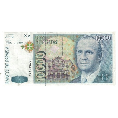 Banknot, Hiszpania, 10,000 Pesetas, 1992, 1992-10-