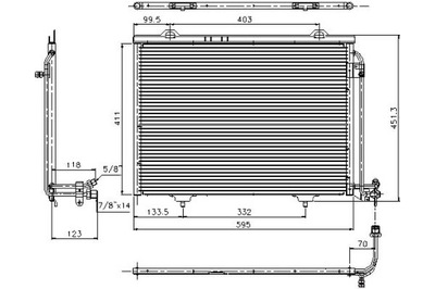 KONDENSATORIUS NISSENS 2028300970 A 5096844 