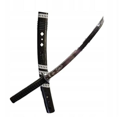 Miecz Ninja Czarny Katana Samuraja 60 cm