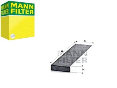 MANN-FILTER CUK 4436 FILTR, ВЕНТИЛЯЦІЯ СТОРОНИ PASAZERSKIEJ 