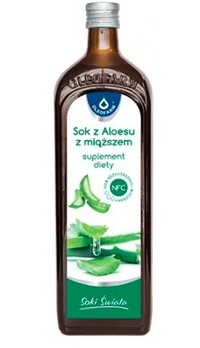 Sok z aloesu z miąższem Oleofarm 1 l