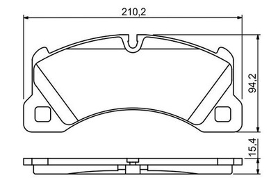 BOSCH 0 986 494 206 PADS BRAKE  