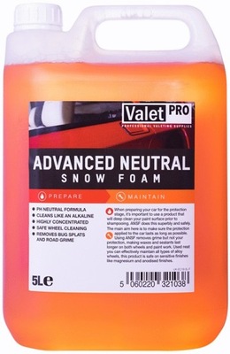 ValetPRO Advanced Neutral Snow Foam 5L skoncentrowana pH neutralna piana