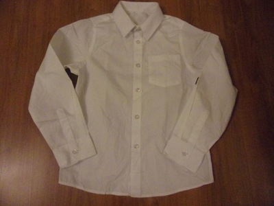 Biała koszula 9L 134cm TU
