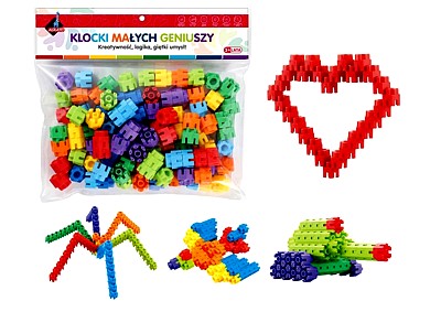 KLOCKI - PUZZLE 100 ELEMENTÓW