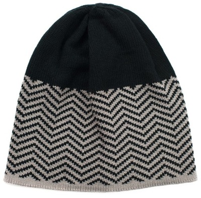 Szaleo męska CZAPKA beanie Szarak cz16583-1