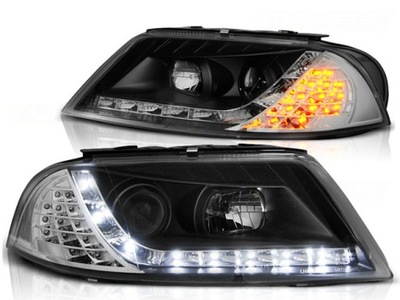 ФОНАРІ VW PASSAT 3BG B5 РЕСТАЙЛ FL 00-05 BLACK LED (СВІТЛОДІОД)