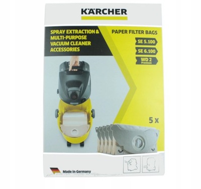 Karcher worki kpl. (5szt) SE 5.100 SE 3001