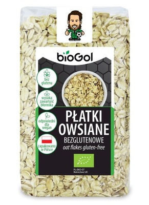 PŁATKI OWSIANE BEZGLUTENOWE BIO 300 g BIOGOL