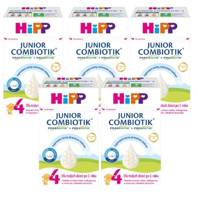 HiPP Junior Combiotik 4 Mleko dla dzieci,5x550g