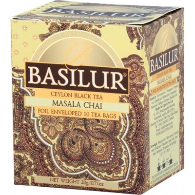 Herbata czarna cejlońska BASILUR MASALA CHAI 10x2g