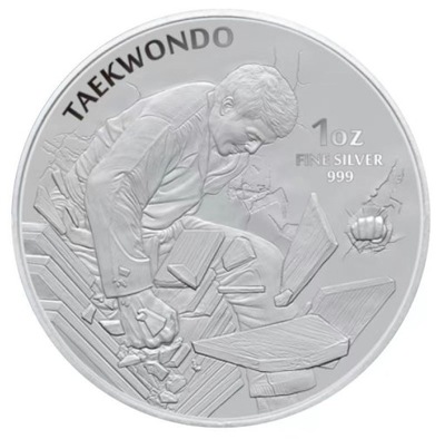 Komsco Srebrny Medal Taekwondo 2021, 1 uncja