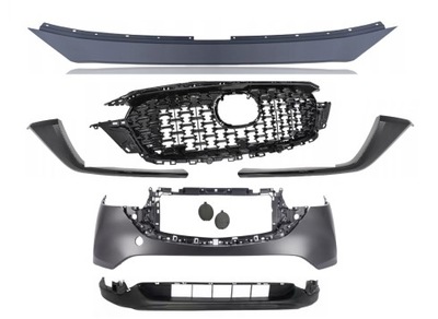 Kompletny бампер перед black mazda cx-5 2022- фото №1