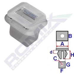 ГНЕЗДО МОНТАЖНИЕ BMW E39 E38 C60545 ROMIX 5SZT