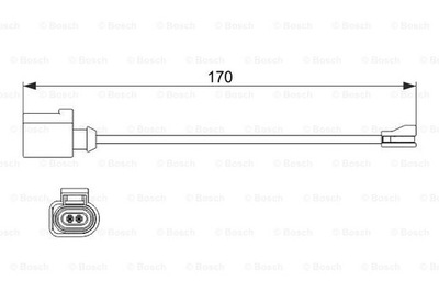 ДАТЧИК КОЛОДОК BOSCH 1 987 474 512 1987474512