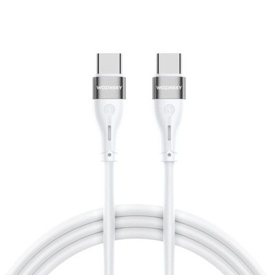 Kabel Wozinsky WSTCC1 USB-C / USB-C PD 65W 1 m - biały
