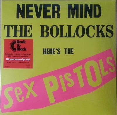 SEX PISTOLS - NEVER MIND THE BOLLOCKS HERE'S THE SEX PISTOLS (LP)