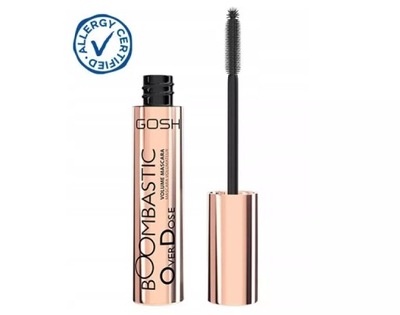 GOSH BOOMBASTIC OVERDOSE MASCARA 01 BLACK POGRUBIAJĄCY TUSZ DO RZĘS 13ML