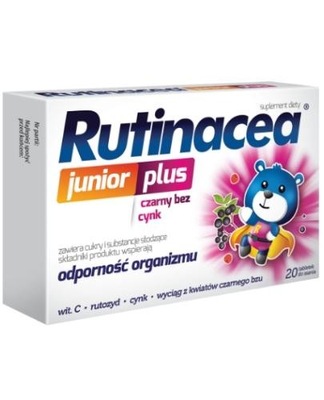 Rutinacea Junior Plus 20 tabletek
